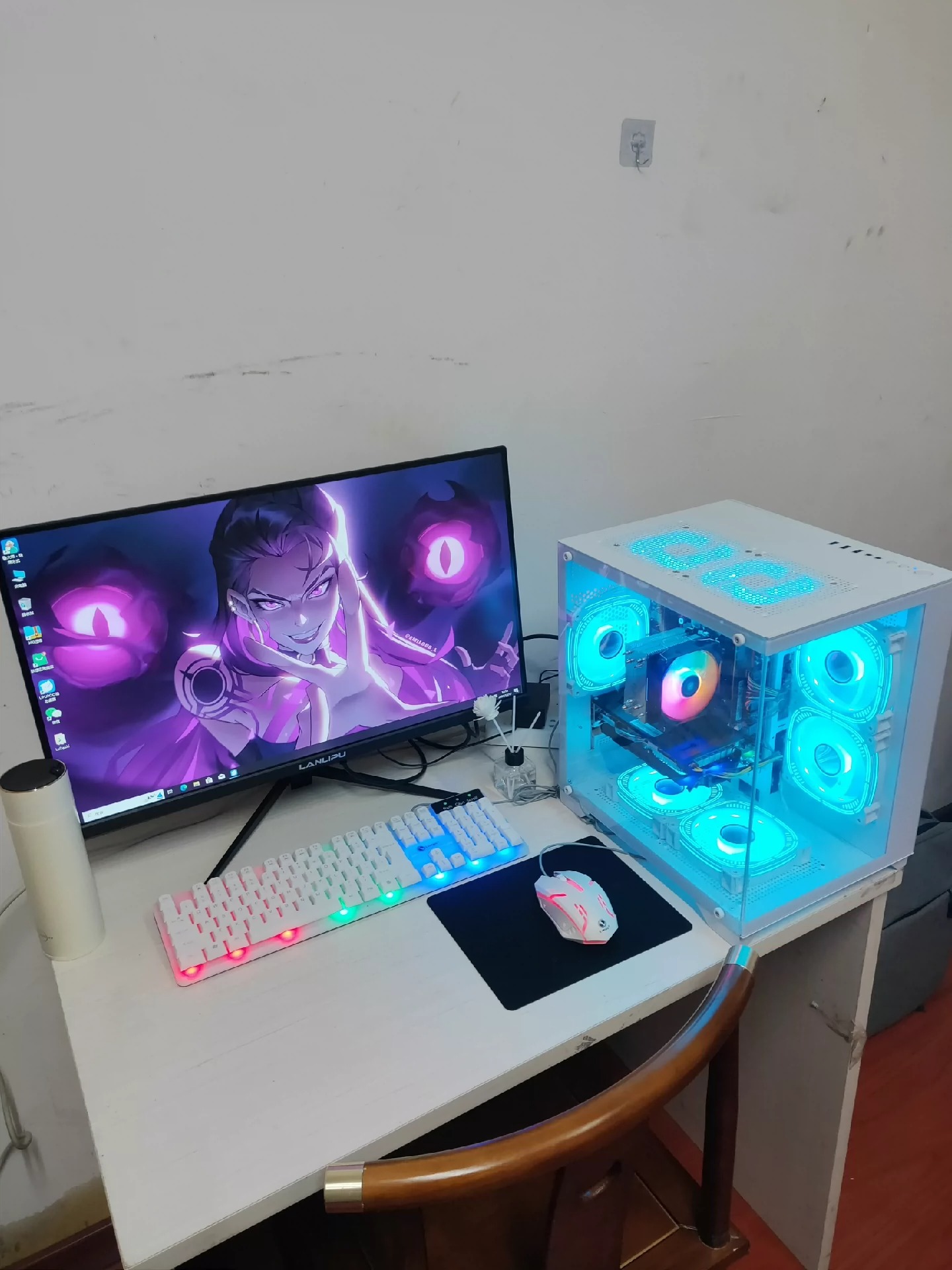 个人新网咖二手电脑台式机i7i9LOL黑悟空主机全套个人